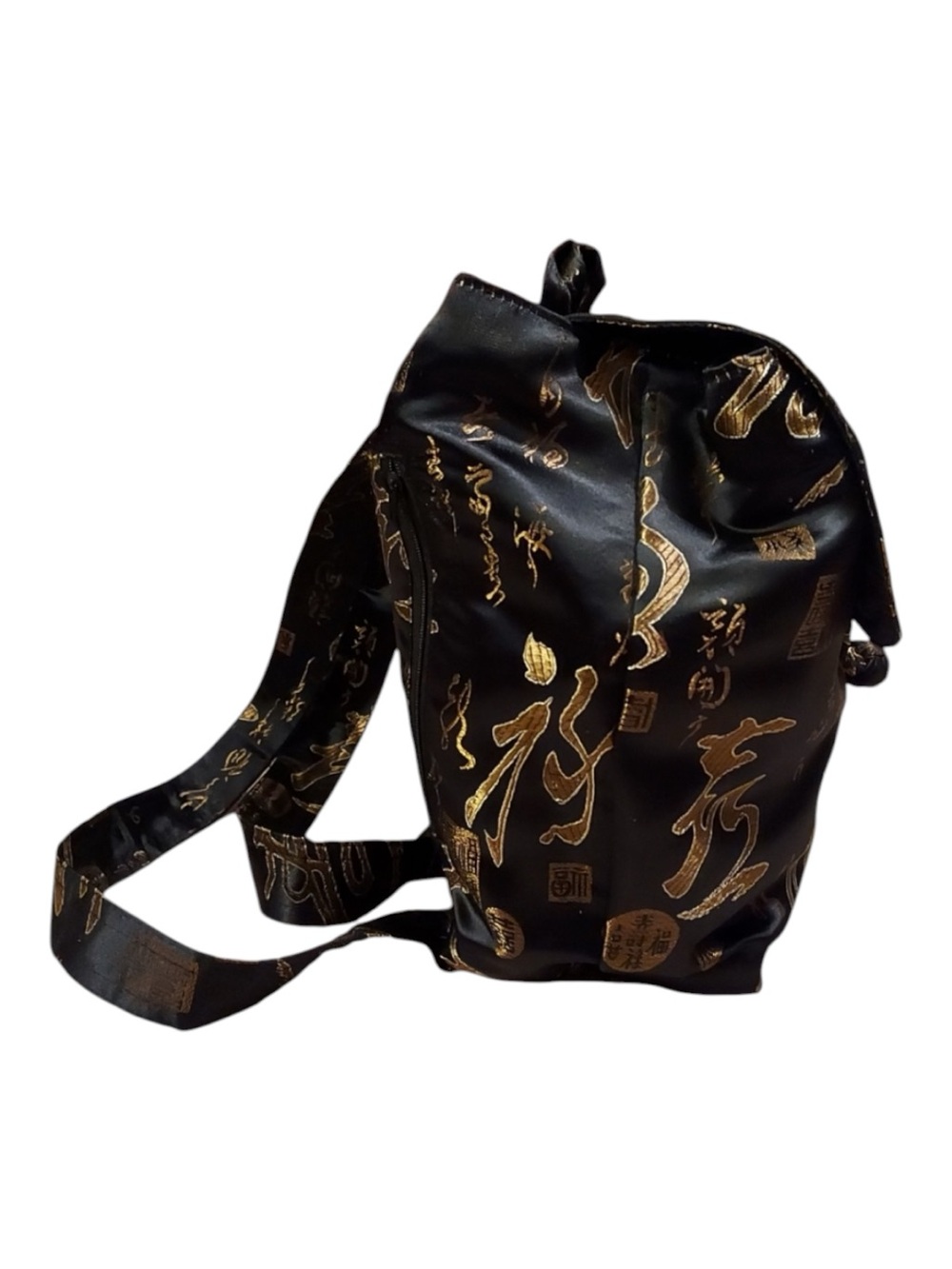 Vintage 90s Retro Goth Whimsigoth Bohemian Jacquard Festival Maximalist Backpack - Picture 5 of 11